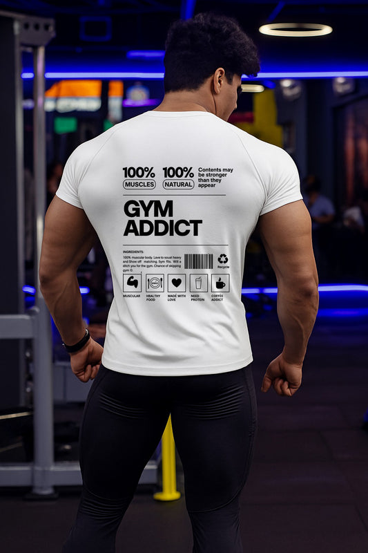 Kactus Gym Addict Graphic Dry-Fit Tee