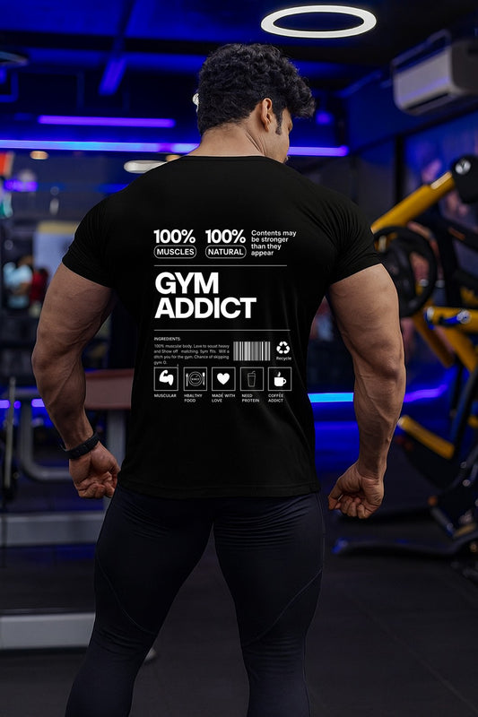 Kactus Gym Addict Graphic Dry-Fit Tee