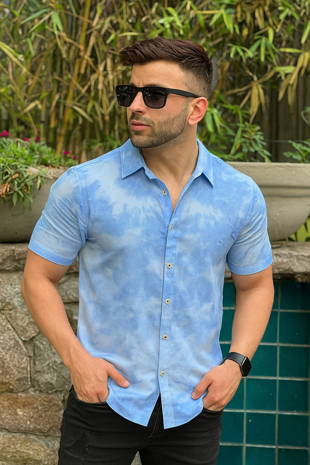 Linen Sky Tie Dye