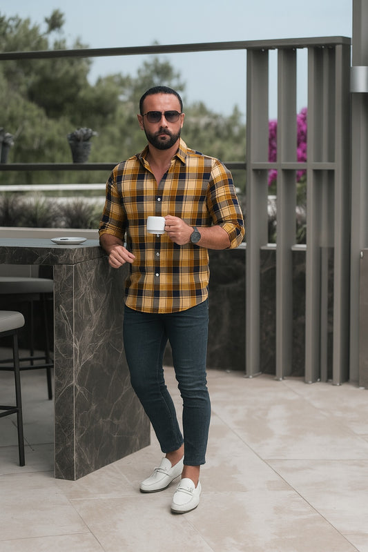 Cotton Camel Check
