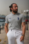 Men Polo Shirt Export Quality- Grey
