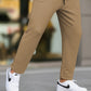 Textured Slim Fit Trouser-Skin