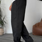 Imported Loose Bottom Trouser-Black