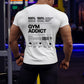 Kactus Gym Addict Graphic Dry-Fit Tee