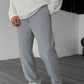 Imported Loose Bottom Trouser-Silver Grey