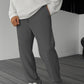 Imported Loose Bottom Trouser-Dark Grey