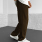 Imported Loose Bottom Trouser-Dark Brown