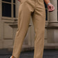 Cotton Textured Slimfit Pant-Skin