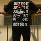 Just Do IT Oversized Gym Wear Tee