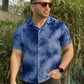 Linen Navy Tie Dye