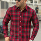 Navy Red Check